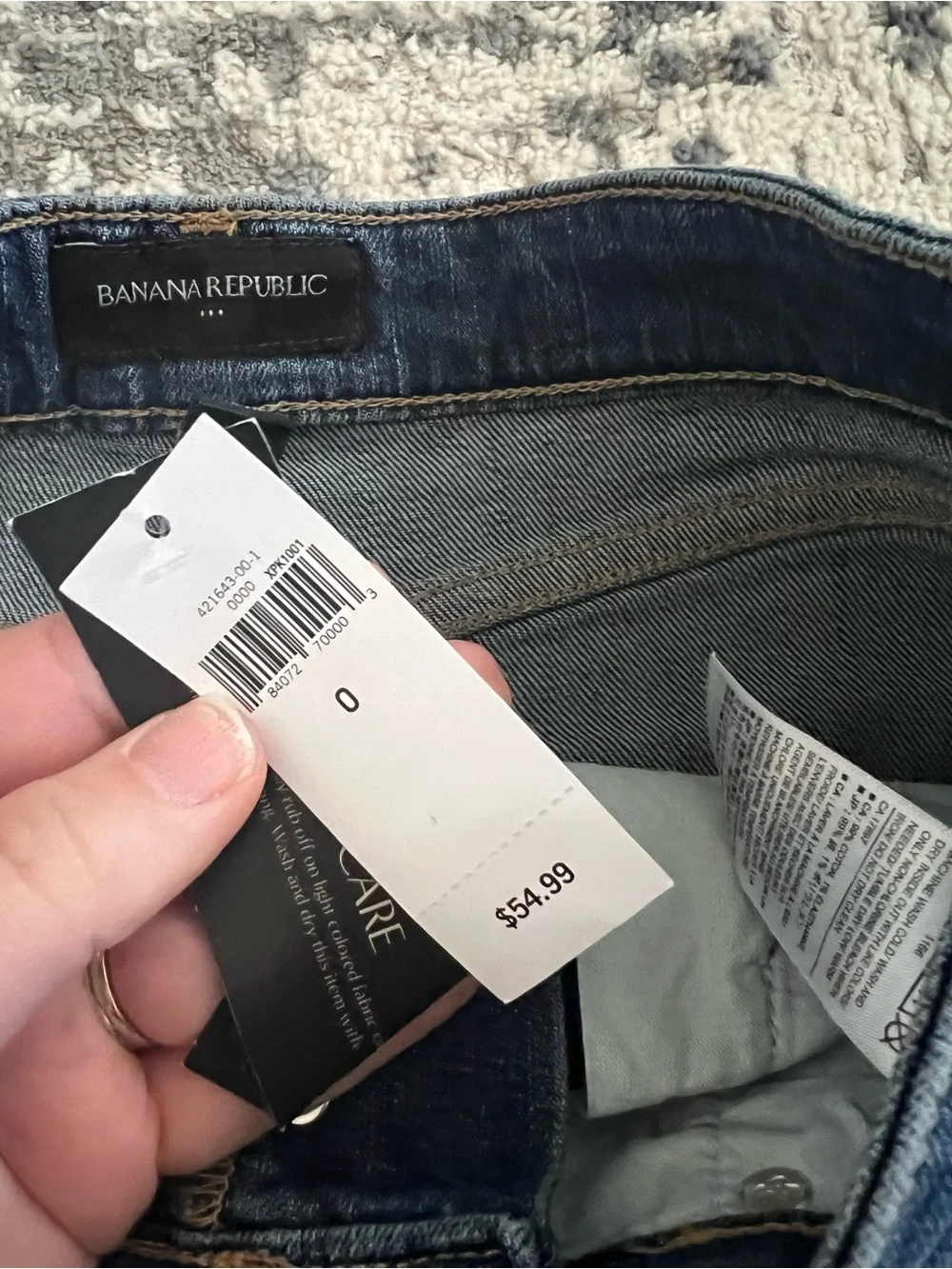 Banana Republic Dark Blue‎ Denim Skirt